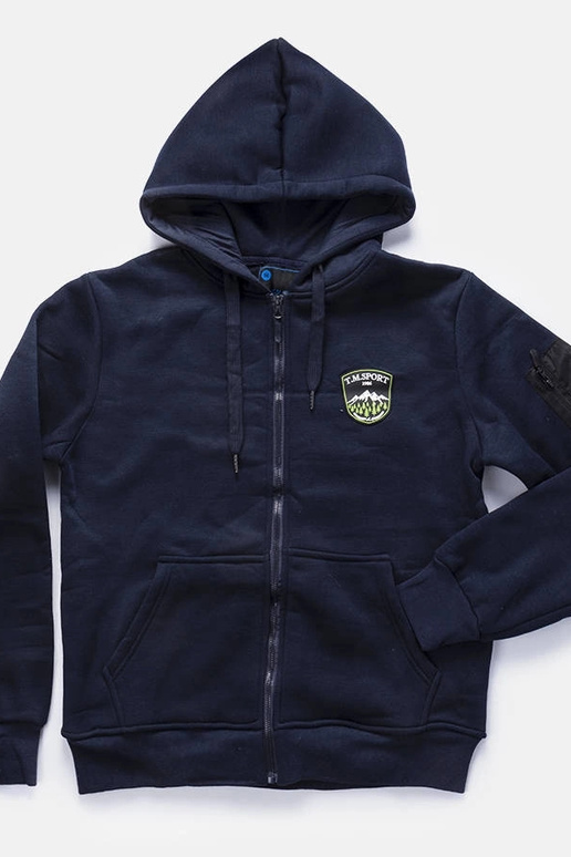 Men's winter navy blue jacket D-18