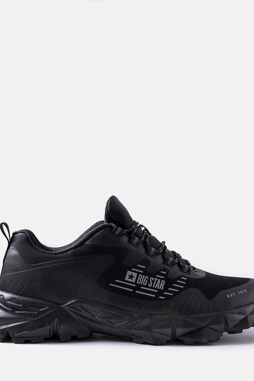 Czarne obuwie trekkingowe Big Star LL174127