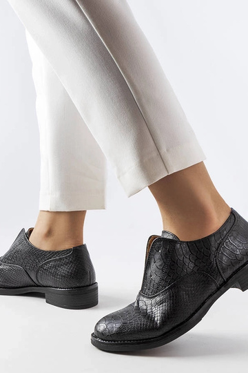 Navy-blue oxford shoes Holanda 2