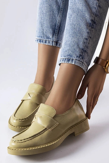 Silver loafers Ilana