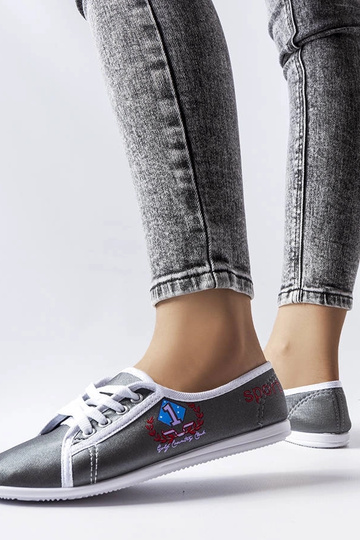 Women's navy blue sneakers...