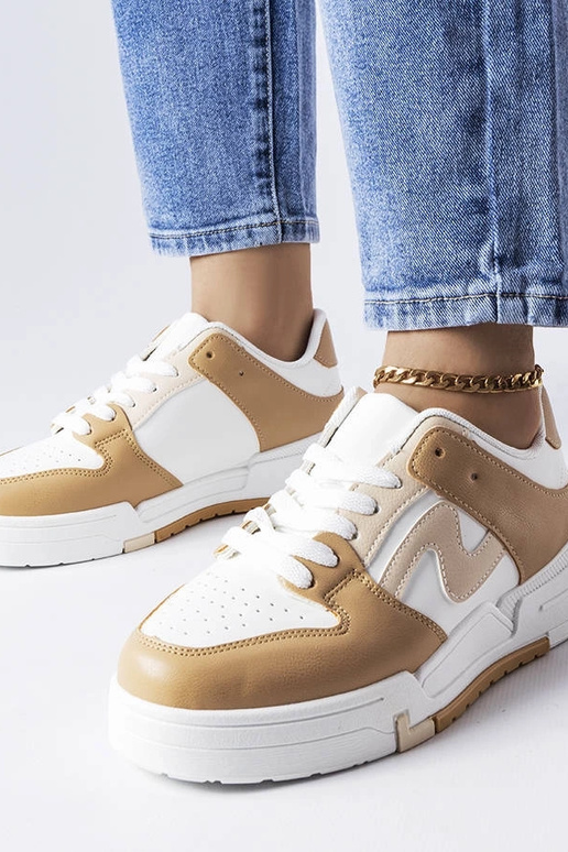 Beige Selma women's sneakers