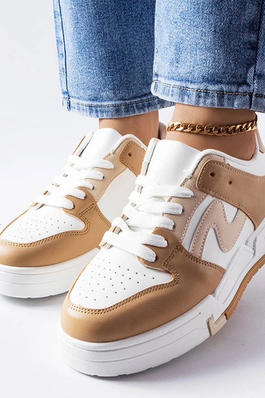 Beige Selma women's sneakers