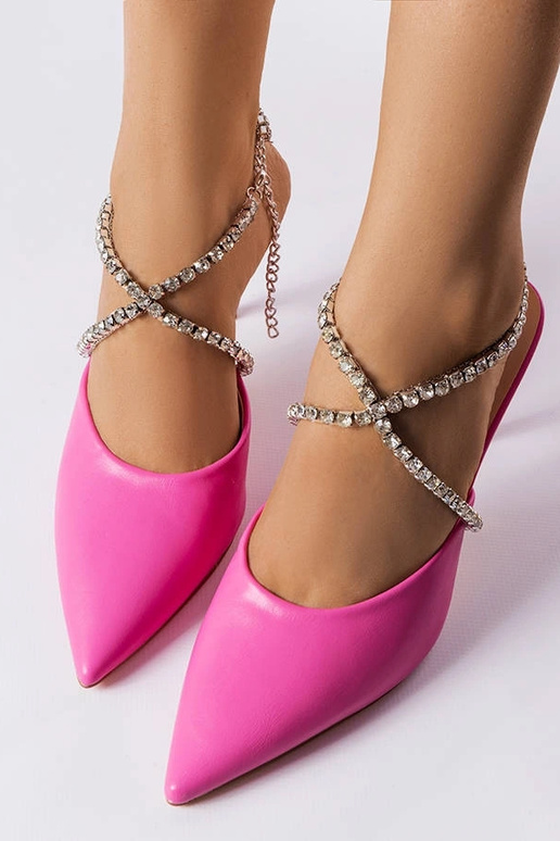 Orange neon Lorine stiletto pumps