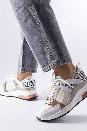Biało-różowe sneakersy Vinceza 2