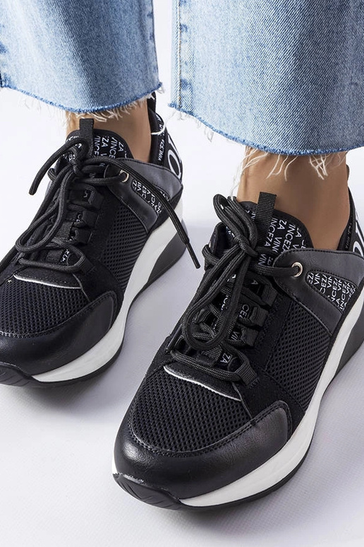 Czarno-białe sneakersy Vinceza