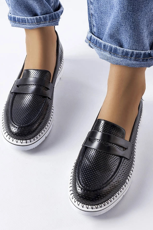 Silver loafers Ilana