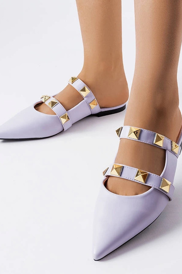 Silver loafers Ilana