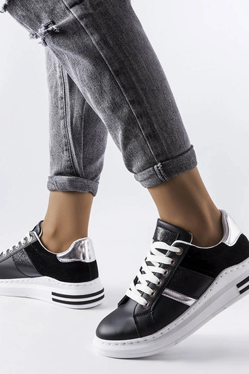 Silver loafers Ilana
