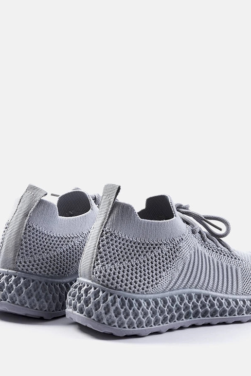 Szare dziecięce sneakersy Huntz