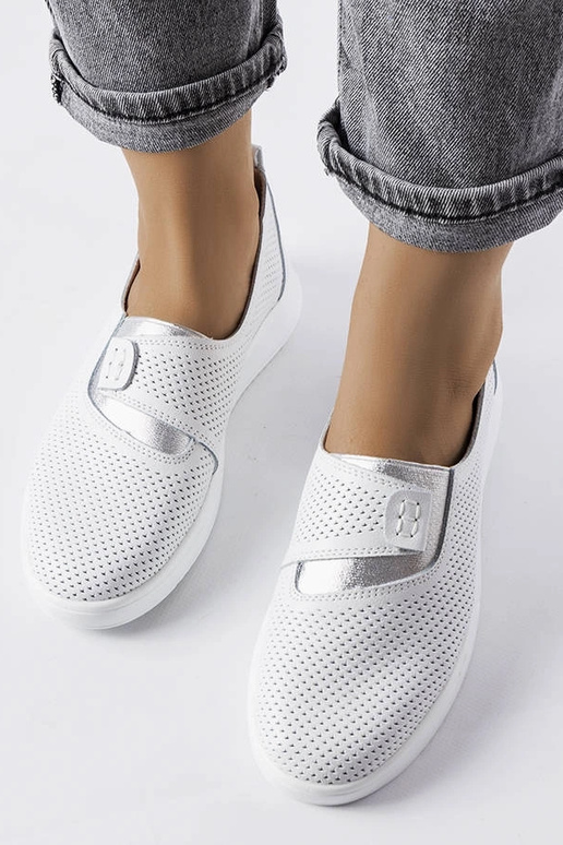 Silver loafers Ilana