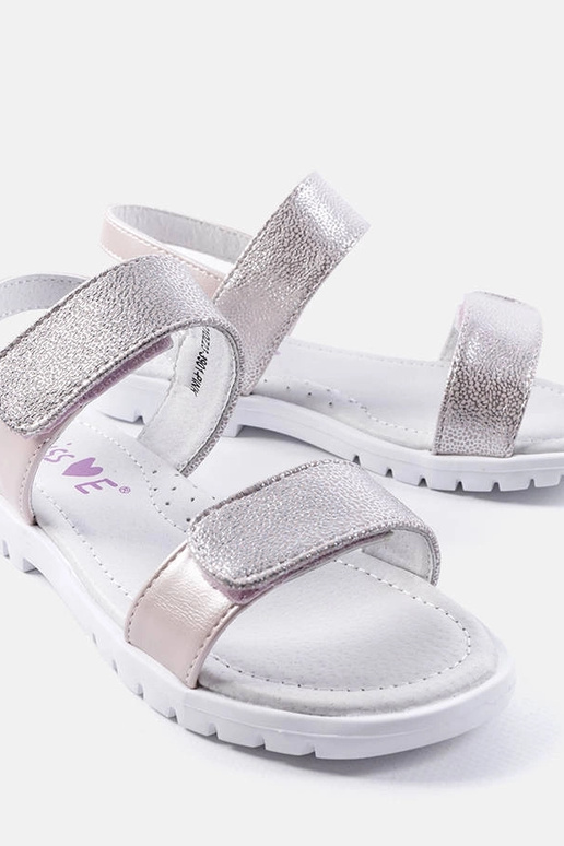 Różowe dziecięce sandały Elkview