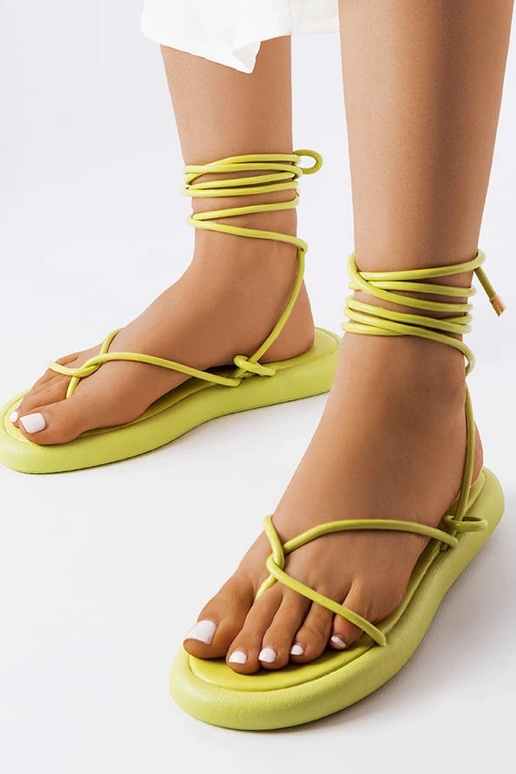 Yellow sandals Dolores