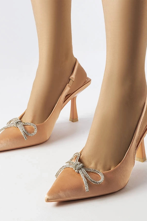 Orange neon Lorine stiletto pumps