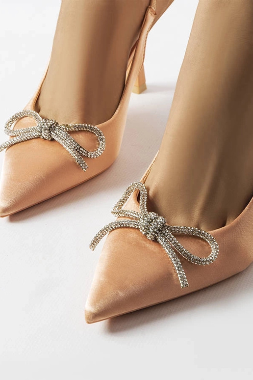 Orange neon Lorine stiletto pumps