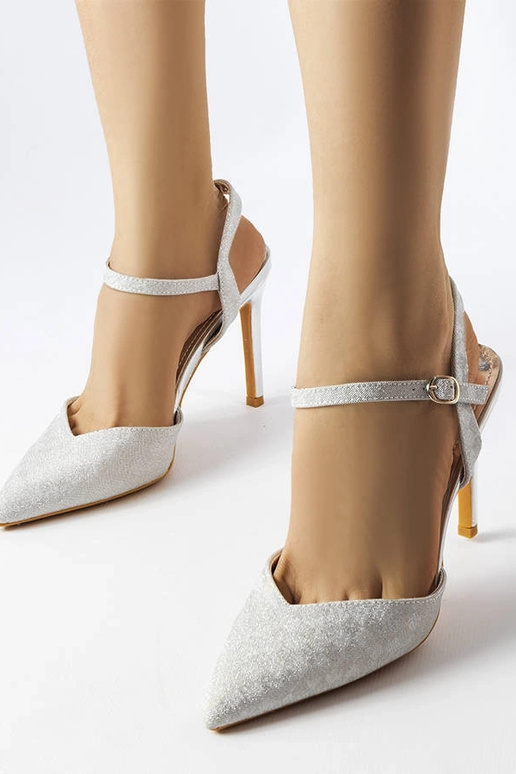 Orange neon Lorine stiletto pumps