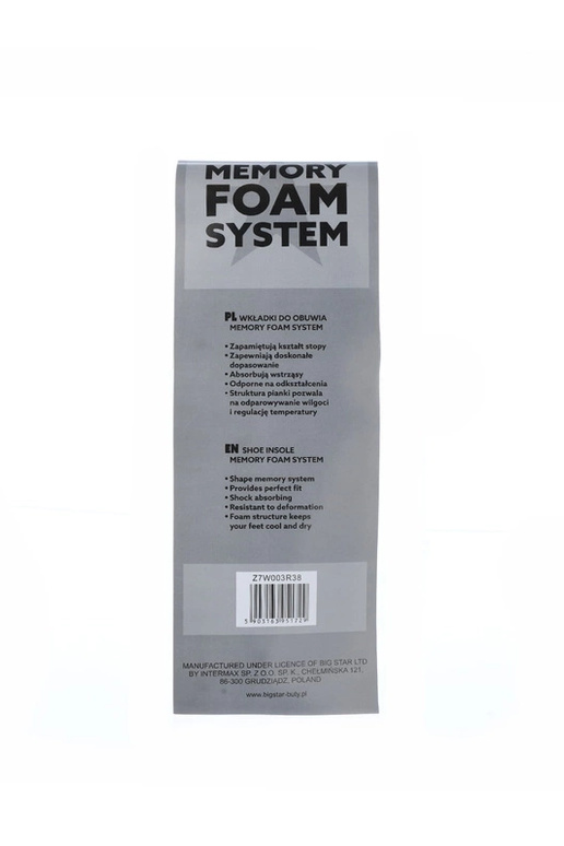 Zielone wkładki do obuwia Big Star...