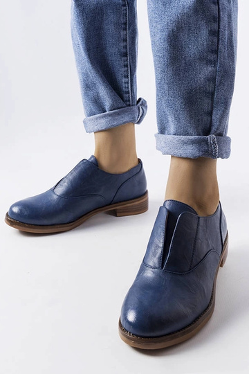 Navy-blue oxford shoes Holanda