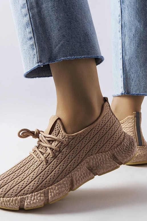 Beżowe sportowe sneakersy Élodie