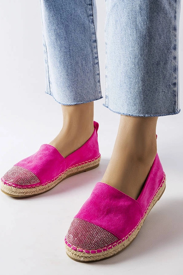 Women's red espadrilles Big Star HH274494