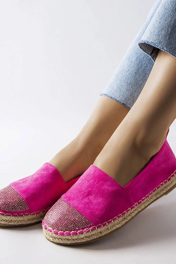 Women's red espadrilles Big Star HH274494 2