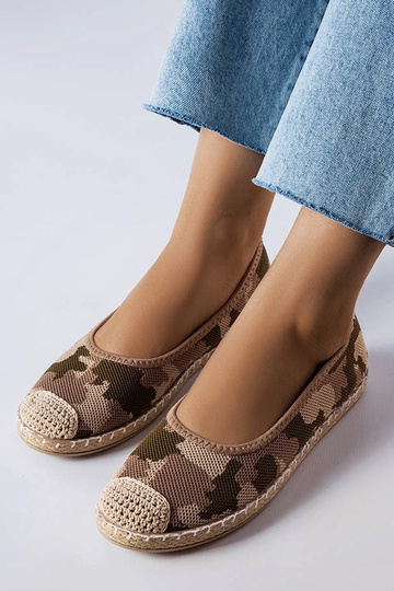 Zielone wsuwane espadryle... 2