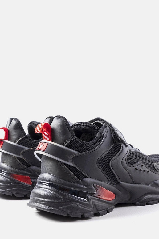 Czarne sneakersy na rzepy Ansel