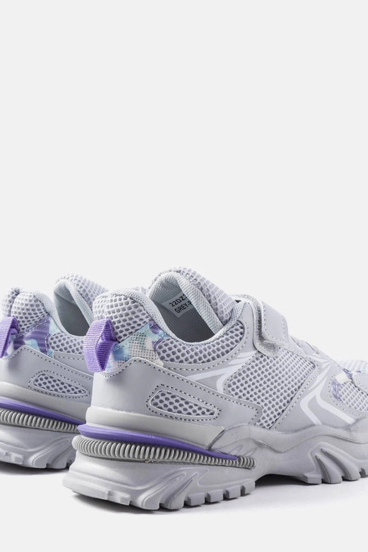 Szare dziecięce sneakersy na rzepy...