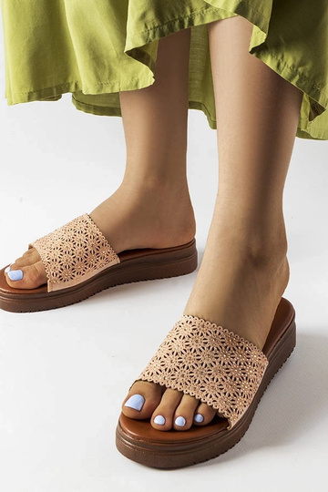 Rose gold slides Trisha 2