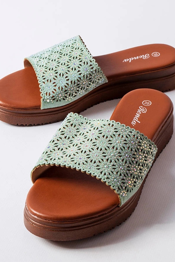 Rose gold slides Trisha 2