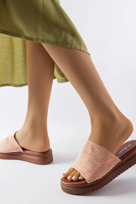 Rose gold slides Trisha Rose gold slides Trisha