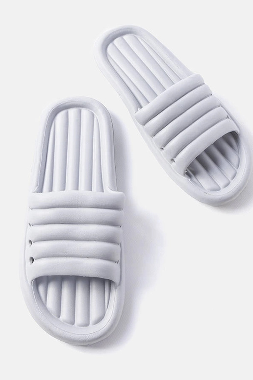 Szare męskie klapki Fugère