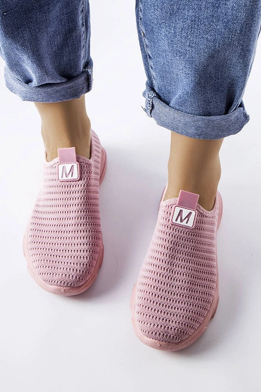 Buty sportowe damskie różowe wsuwane...