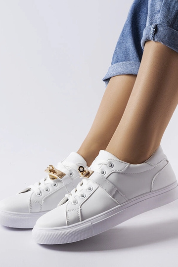 White-pink sneakers Boomshom 2