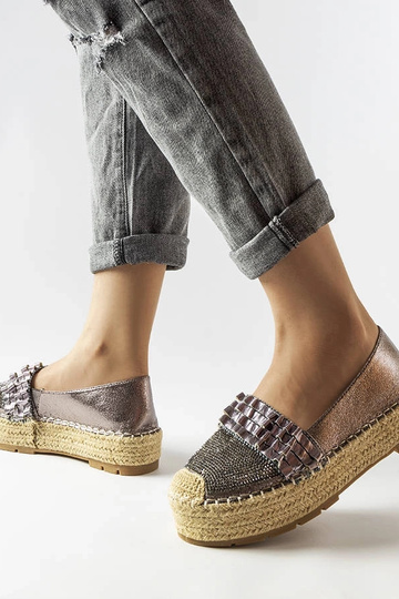 Silver loafers Ilana 2