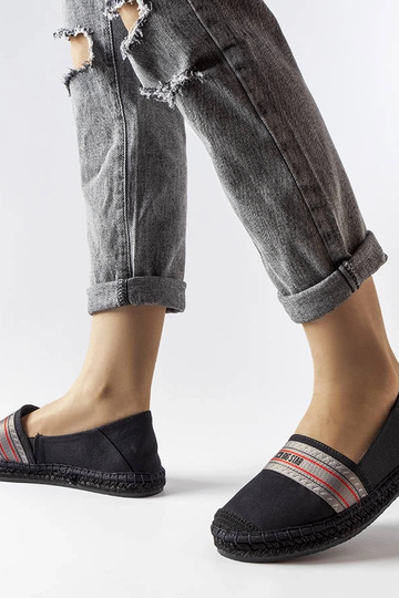 Czarne espadryle Big Star LL274894