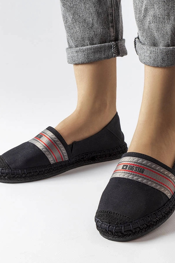 Czarne espadryle Big Star LL274894 2
