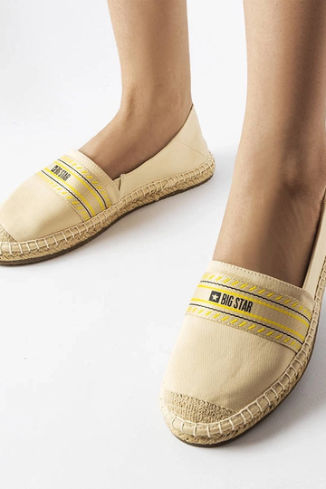 Beżowe espadryle Big Star LL274895 2