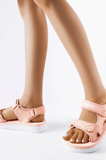 Różowe piankowe sandały Big...