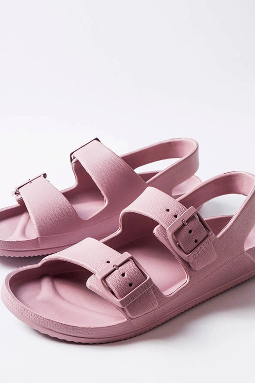 Beige slides with fur Adelma