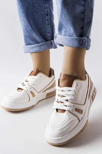 Beige Selma women's sneakers