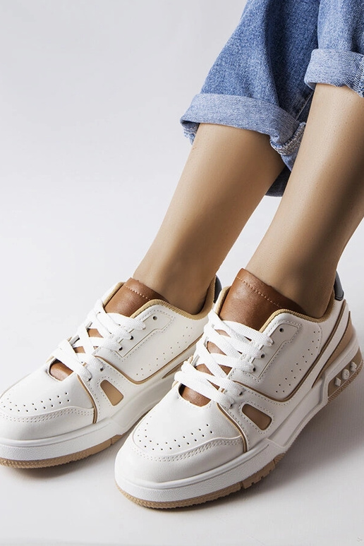 Beige Selma women's sneakers