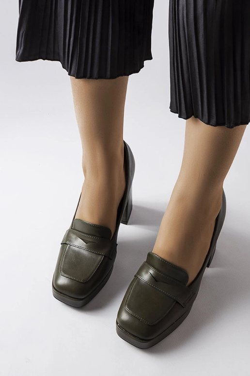 Beige high heel pumps Unos