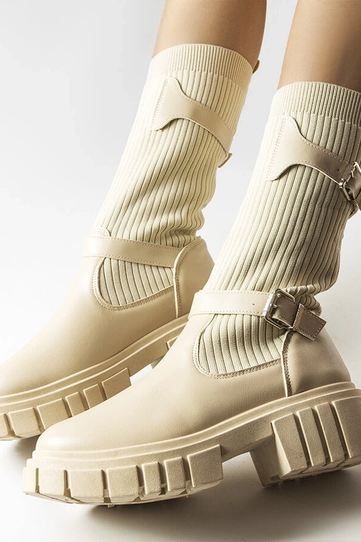 Beige boots Huff Beige boots Huff