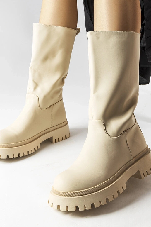 Beige boots Huff Beige boots Huff