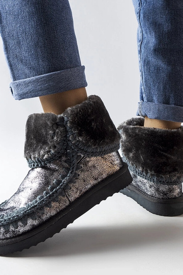 Szare metaliczne eskimoski...