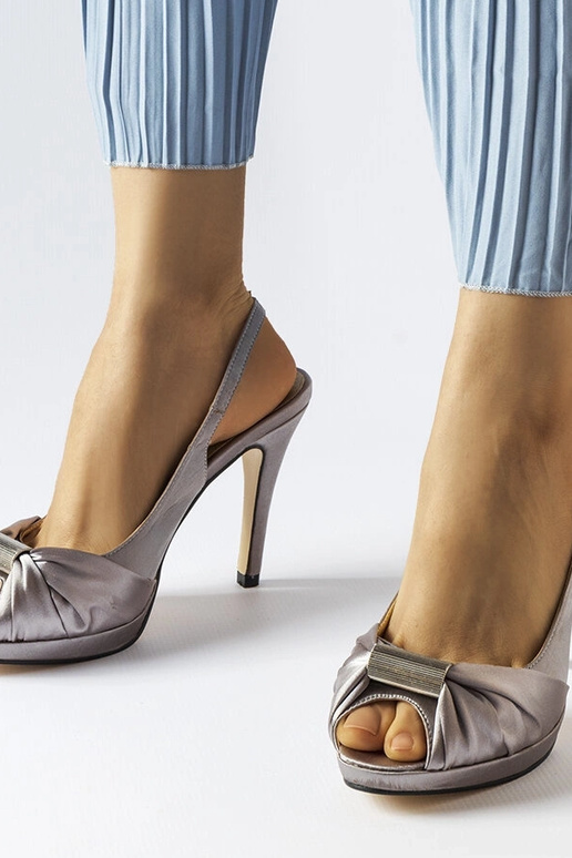 Silver loafers Ilana