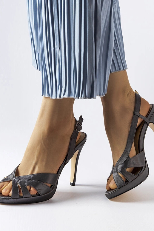 Silver loafers Ilana