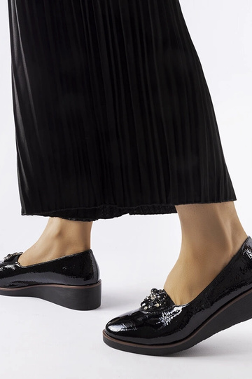 Silver loafers Ilana