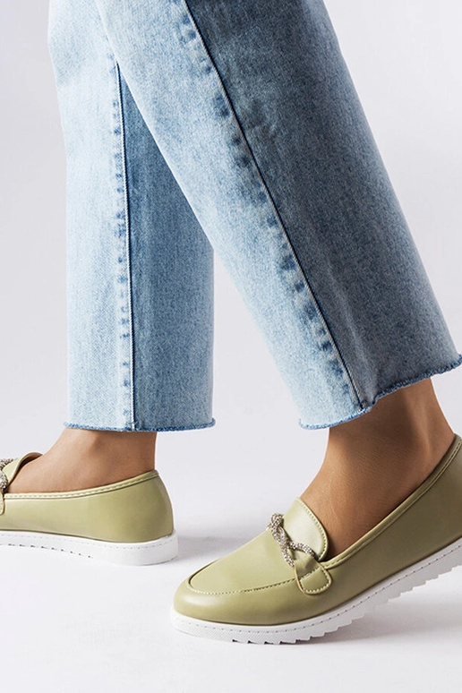 Silver loafers Ilana